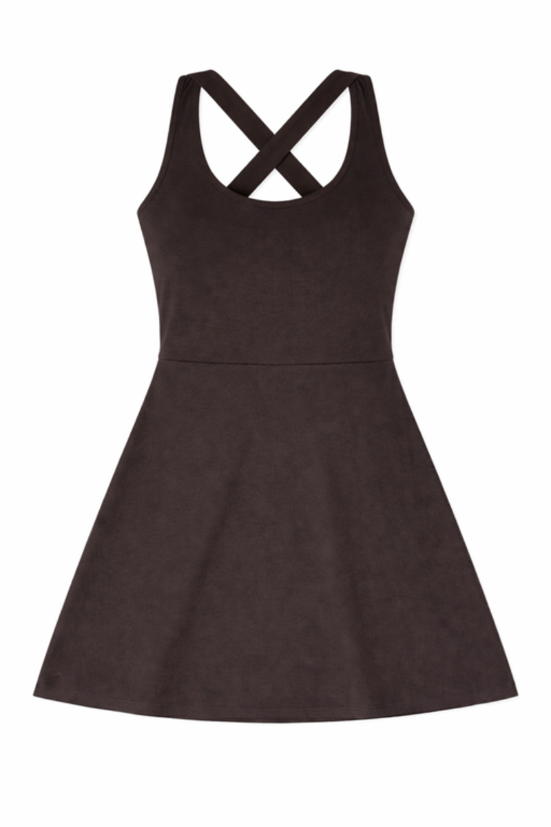 Plus Size Crisscross Halter Romper Dress