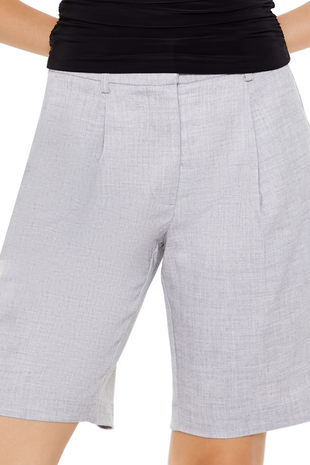 High-Rise Bermuda Trouser Shorts