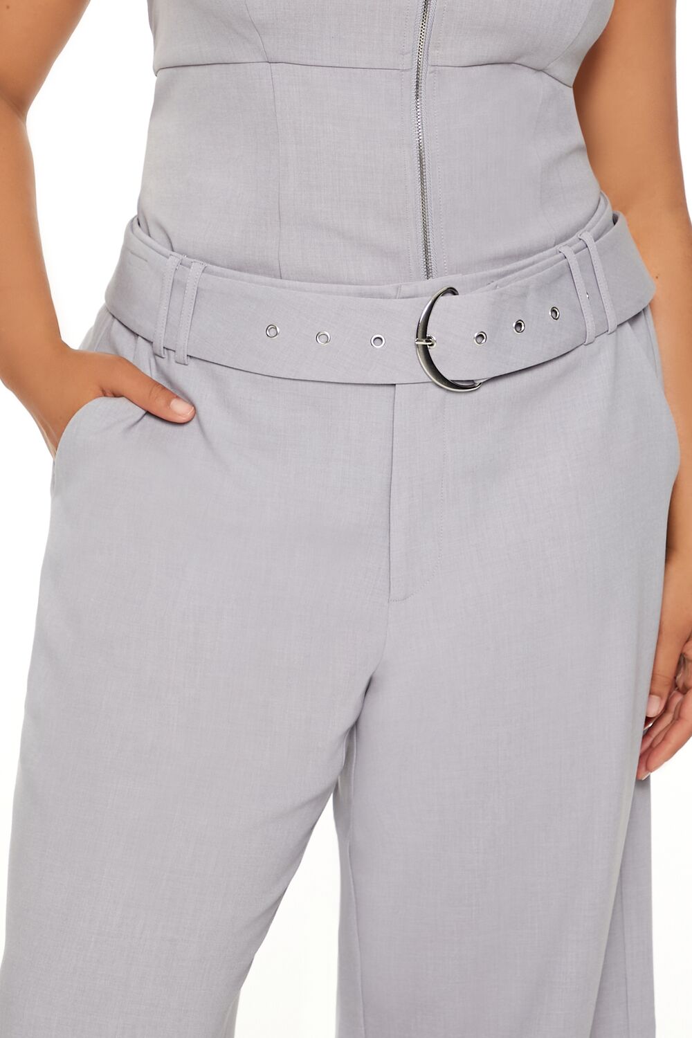 Plus Size High-Rise Wide-Leg Pants