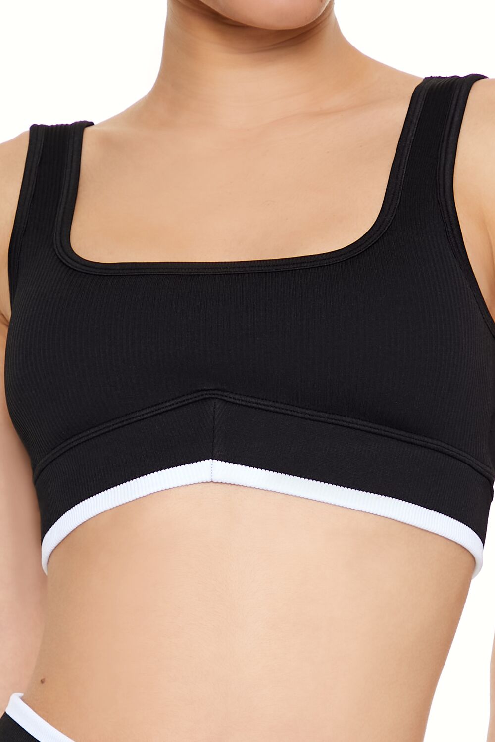 Seamless Two-Tone Sports Bra