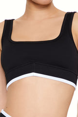 Seamless Two-Tone Sports Bra