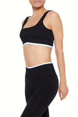 Seamless Two-Tone Sports Bra