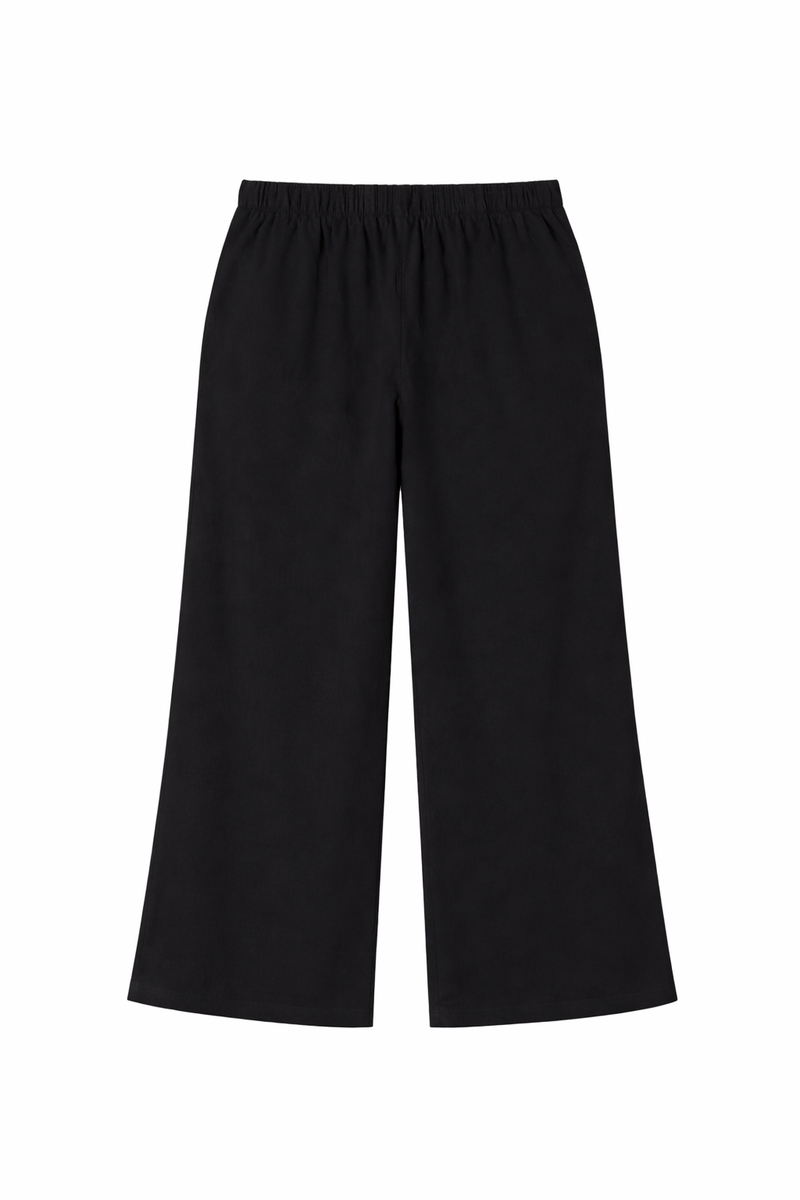 Plus Size Wide-Leg Drawstring Pants