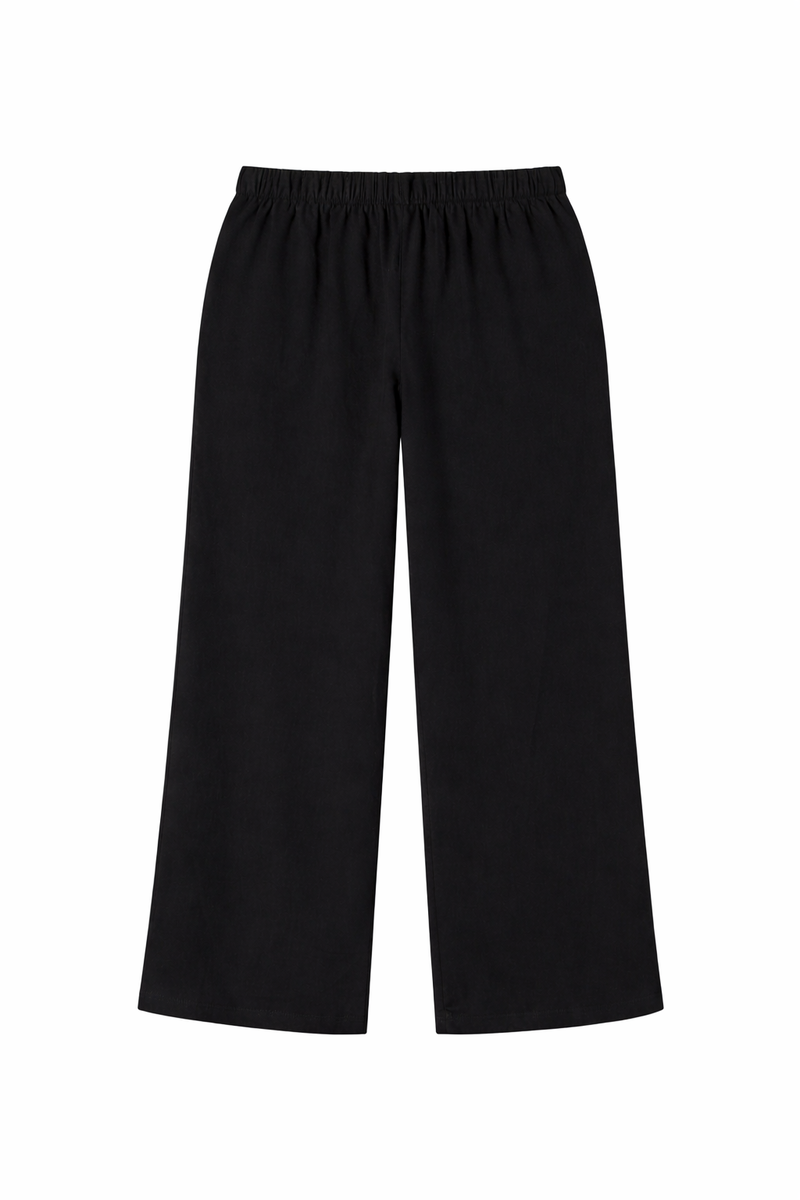 Plus Size Wide-Leg Drawstring Pants