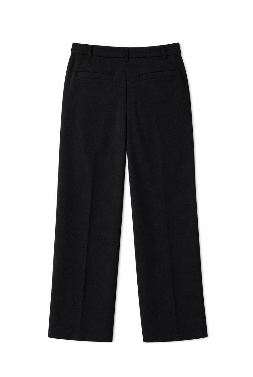 Plus Size Pleated Wide-Leg Pants