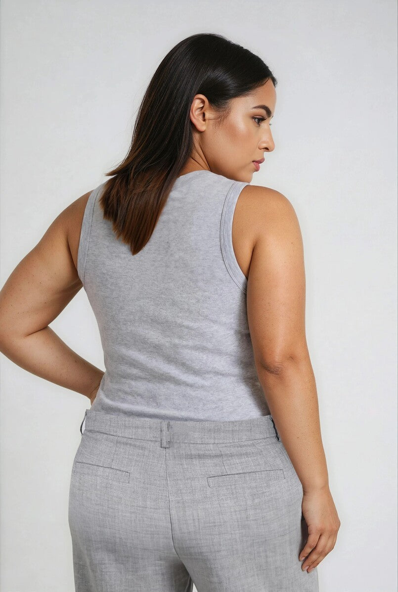 Plus Size Pleated Wide-Leg Pants