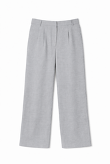 Plus Size Pleated Wide-Leg Pants