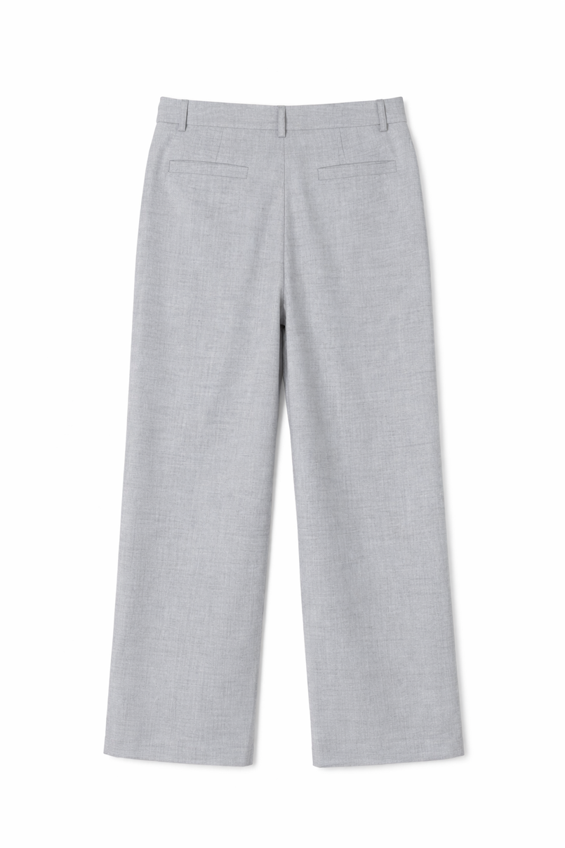 Plus Size Pleated Wide-Leg Pants