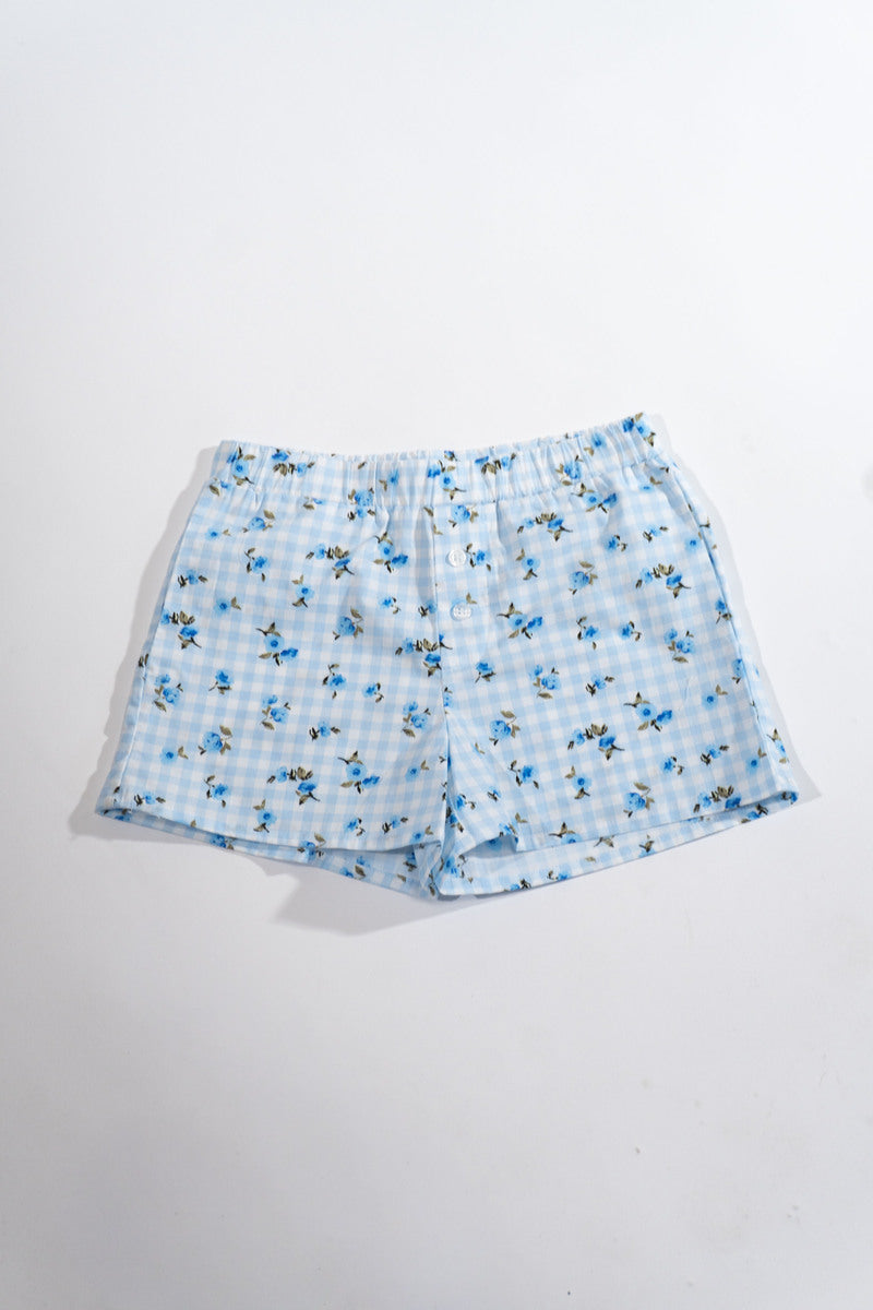 Kids Floral Short-Sleeve Shirt & Shorts Set
