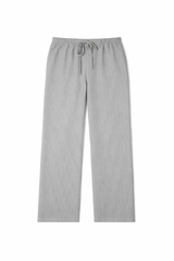 Plus Size Pinstriped Drawstring Pants