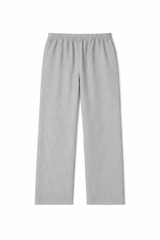 Plus Size Pinstriped Drawstring Pants