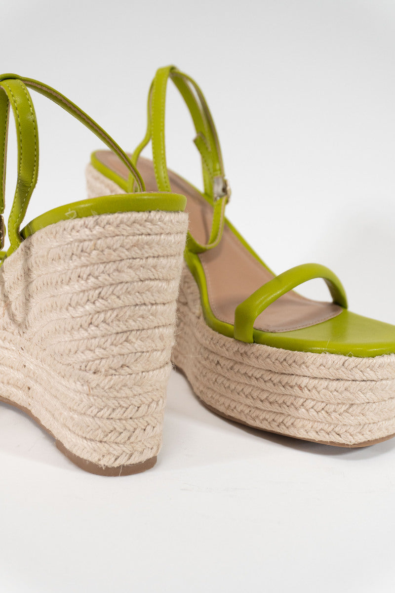 Strappy Wedge Sandals
