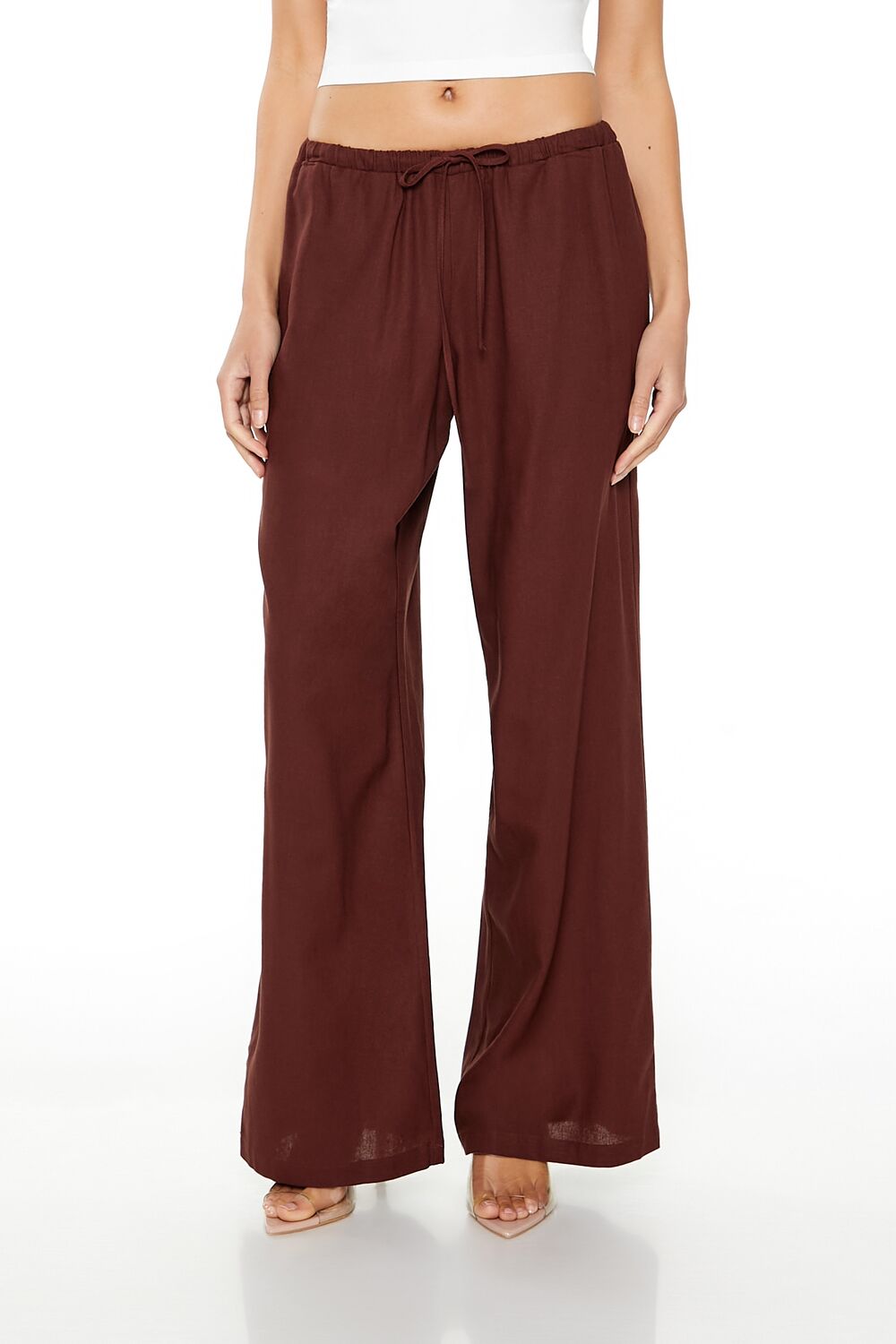 Drawstring Wide-Leg Pants