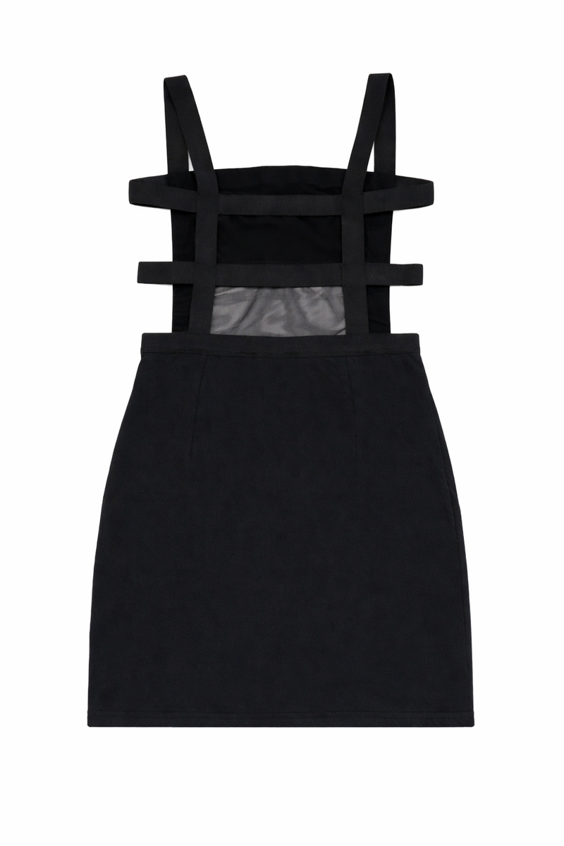 Cut-Out Sleeveless Mini Dress