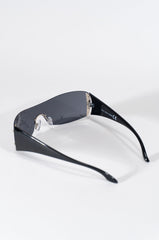 Clear Aviator Sunglasses