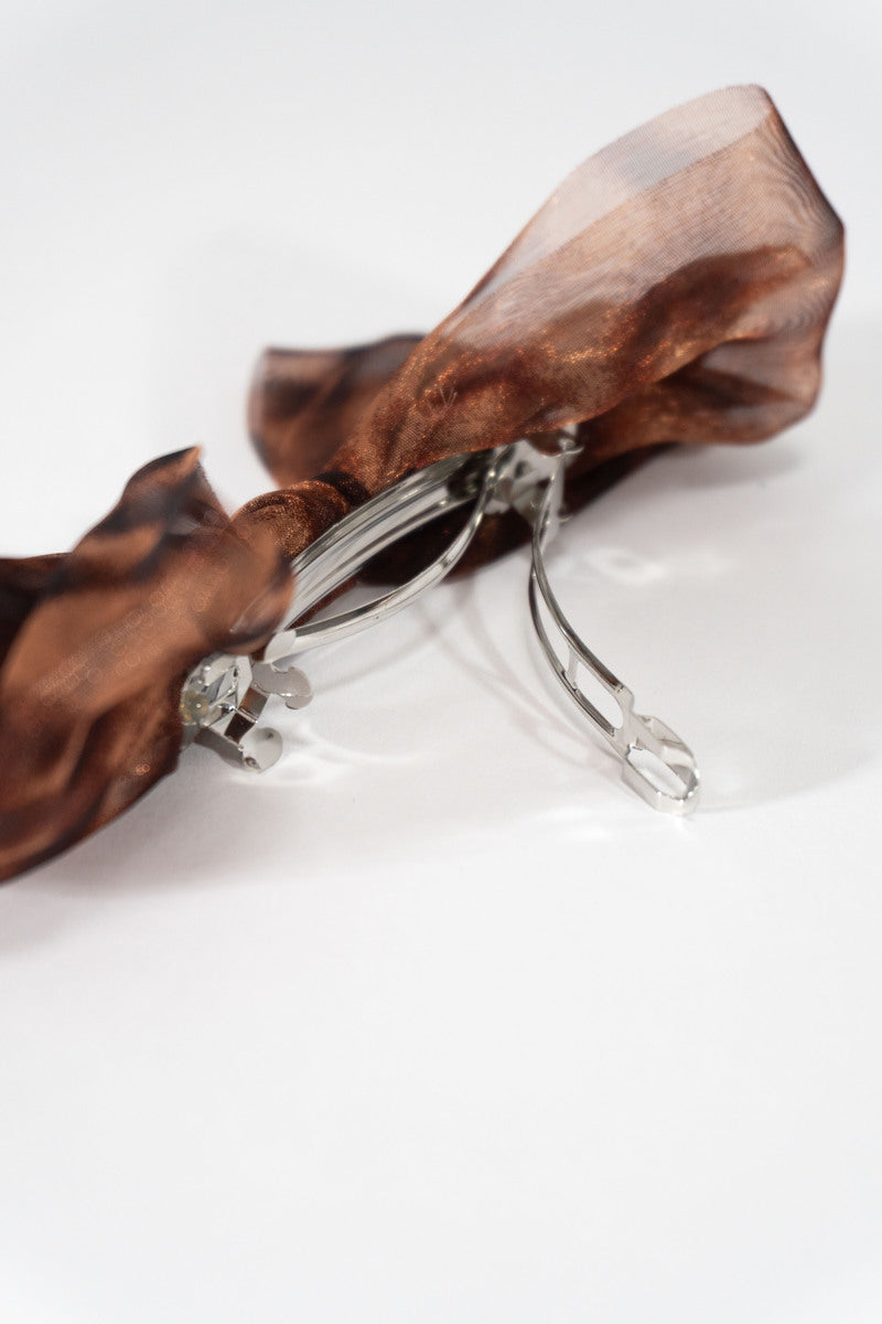 Printed Bow Hair Clip