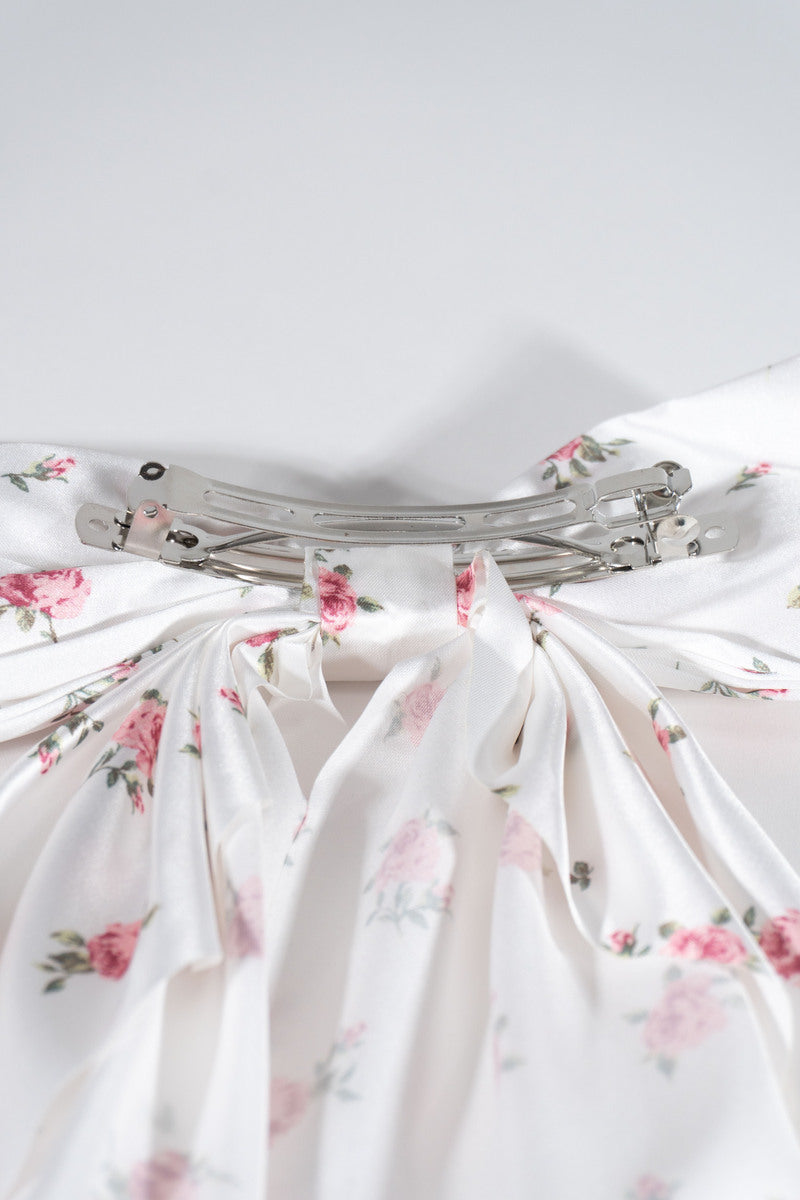 Printed Bow Hair Clip