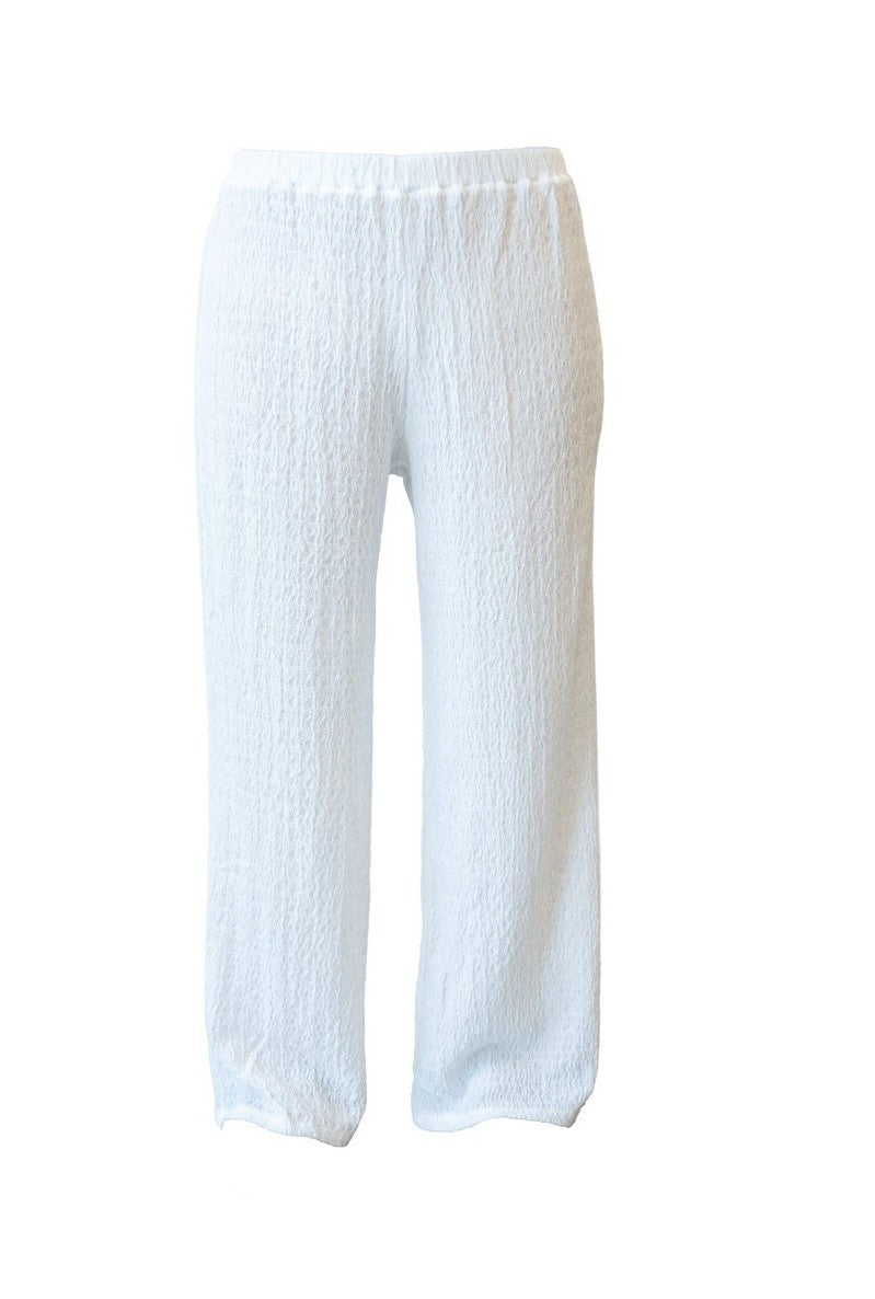 Textured Swim Cover-Up Pants