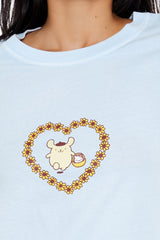 Pompompurin Graphic Cropped Tee