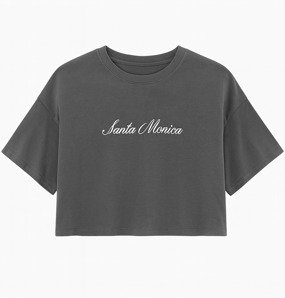 Santa Monica Boxy Cropped Tee