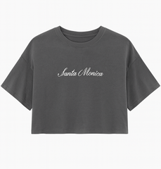 Santa Monica Boxy Cropped Tee