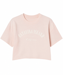 Catalina Island Boxy Cropped Tee