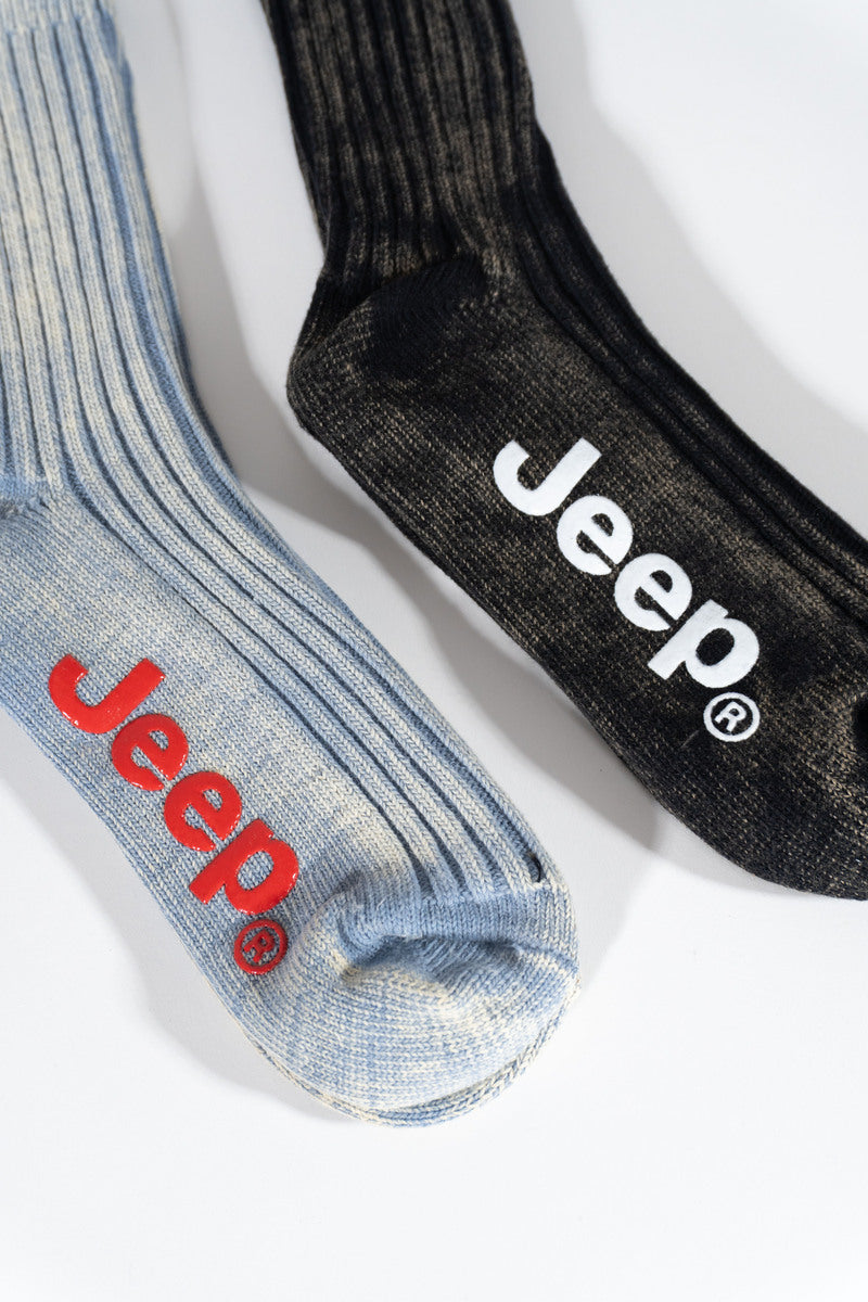 Jeep® Ribbed Crew Socks – 2 Pack