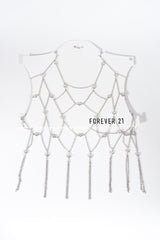 Rhinestone Drape Body Chain