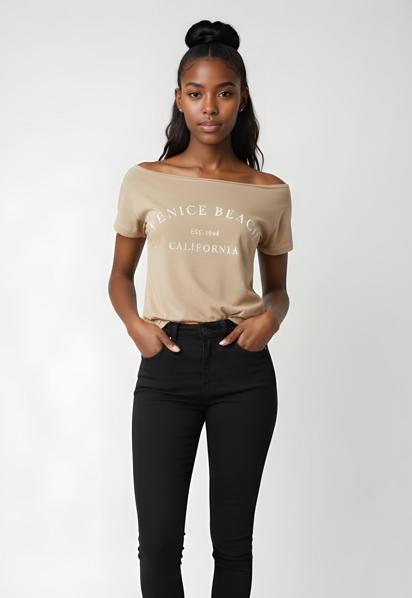 Venice Beach Distressed Graphic Tee