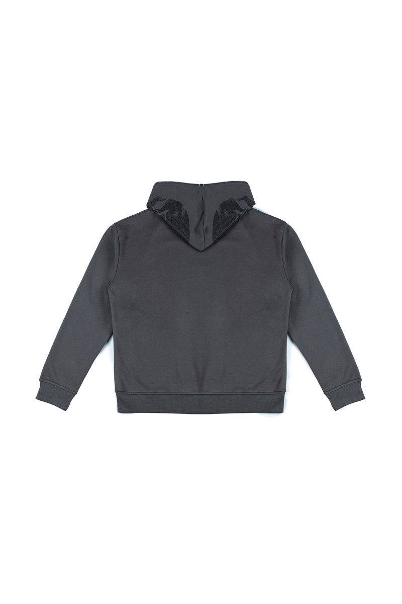 Skeleton Graphic Zip-Up Hoodie