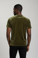 Velvet Crew Neck Tee