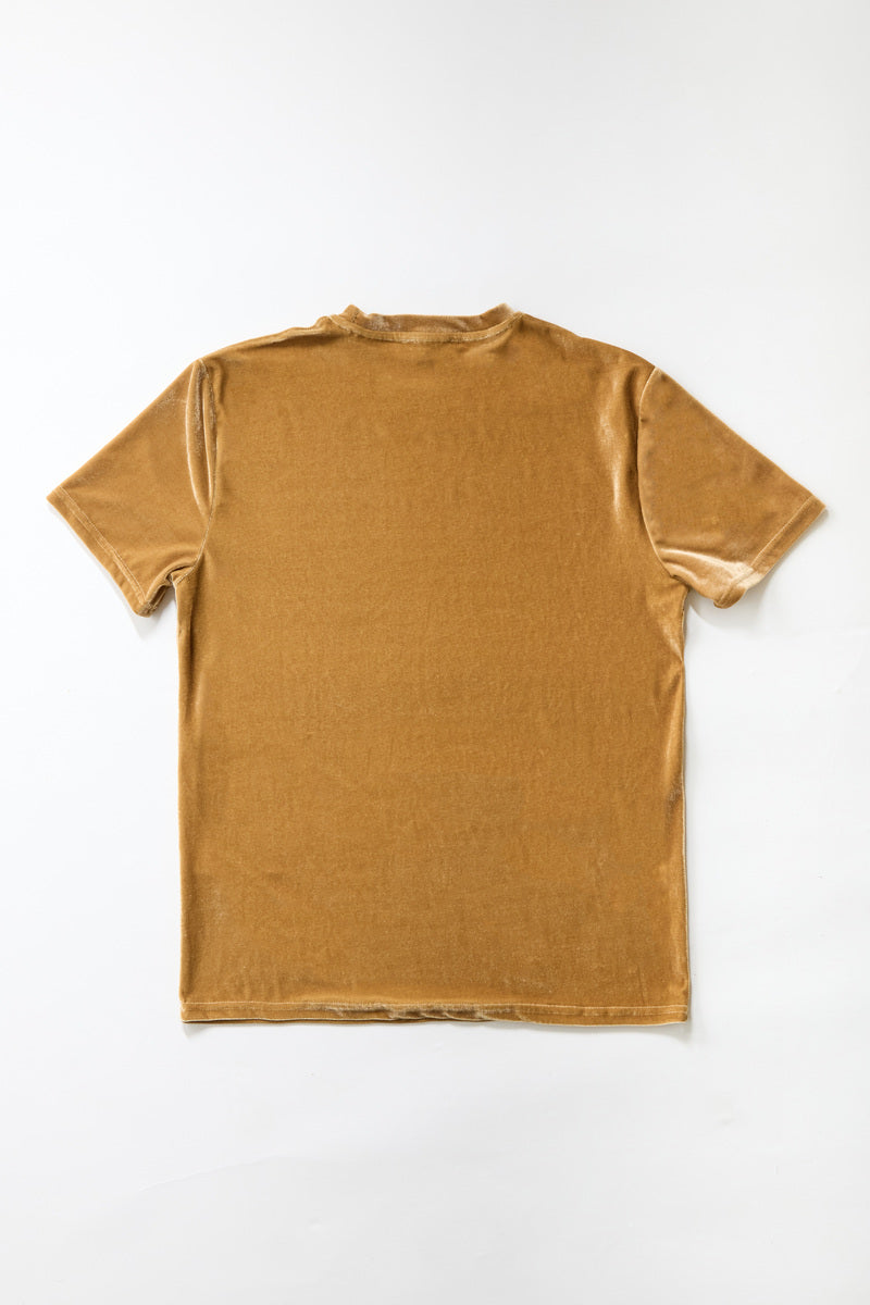 Velvet Crew Neck Tee