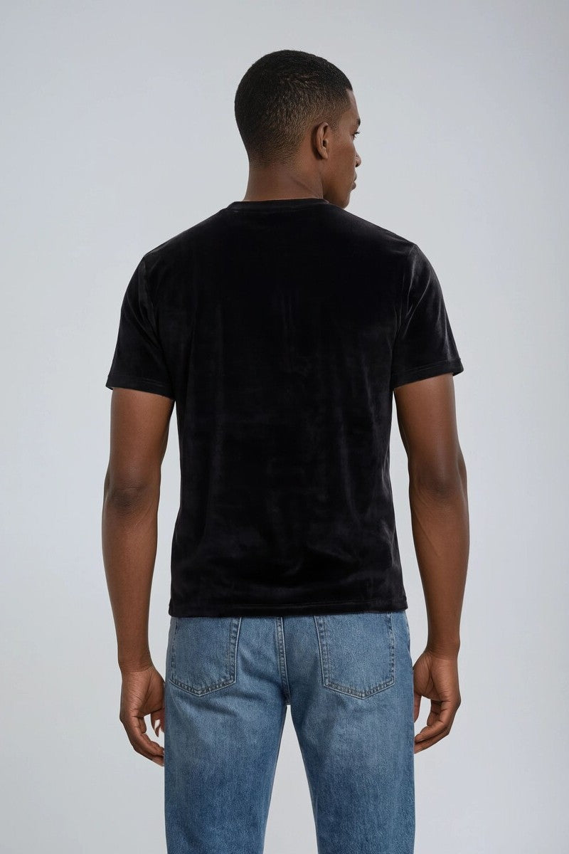 Velvet Crew Neck Tee