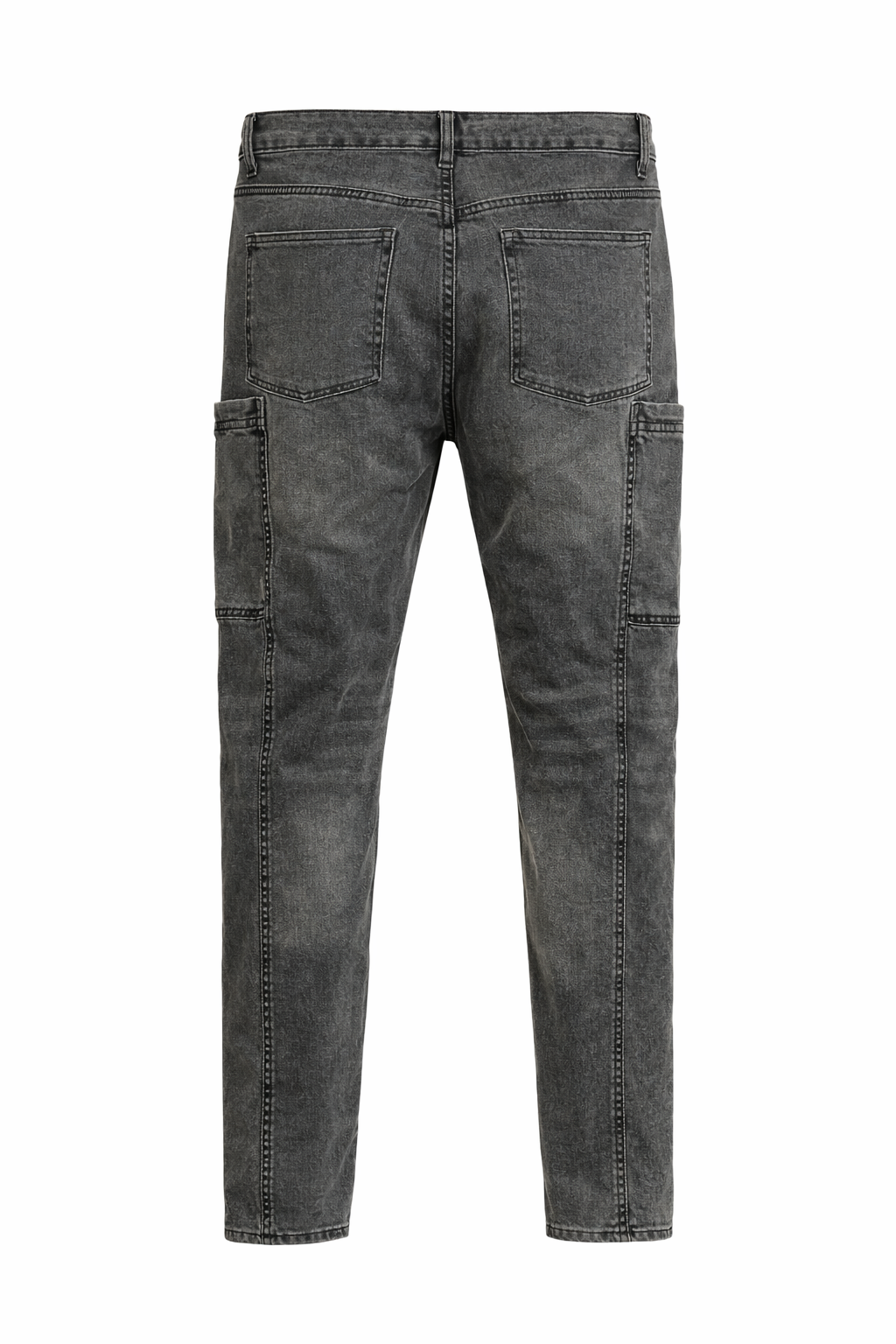 Distressed Straight Leg Jeans