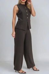 Knit Vest & Pant Set