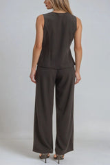 Knit Vest & Pant Set