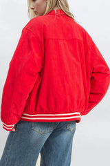 Corduroy Varsity Jacket
