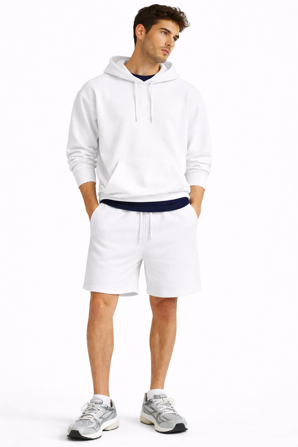Fleece Drawstring Shorts