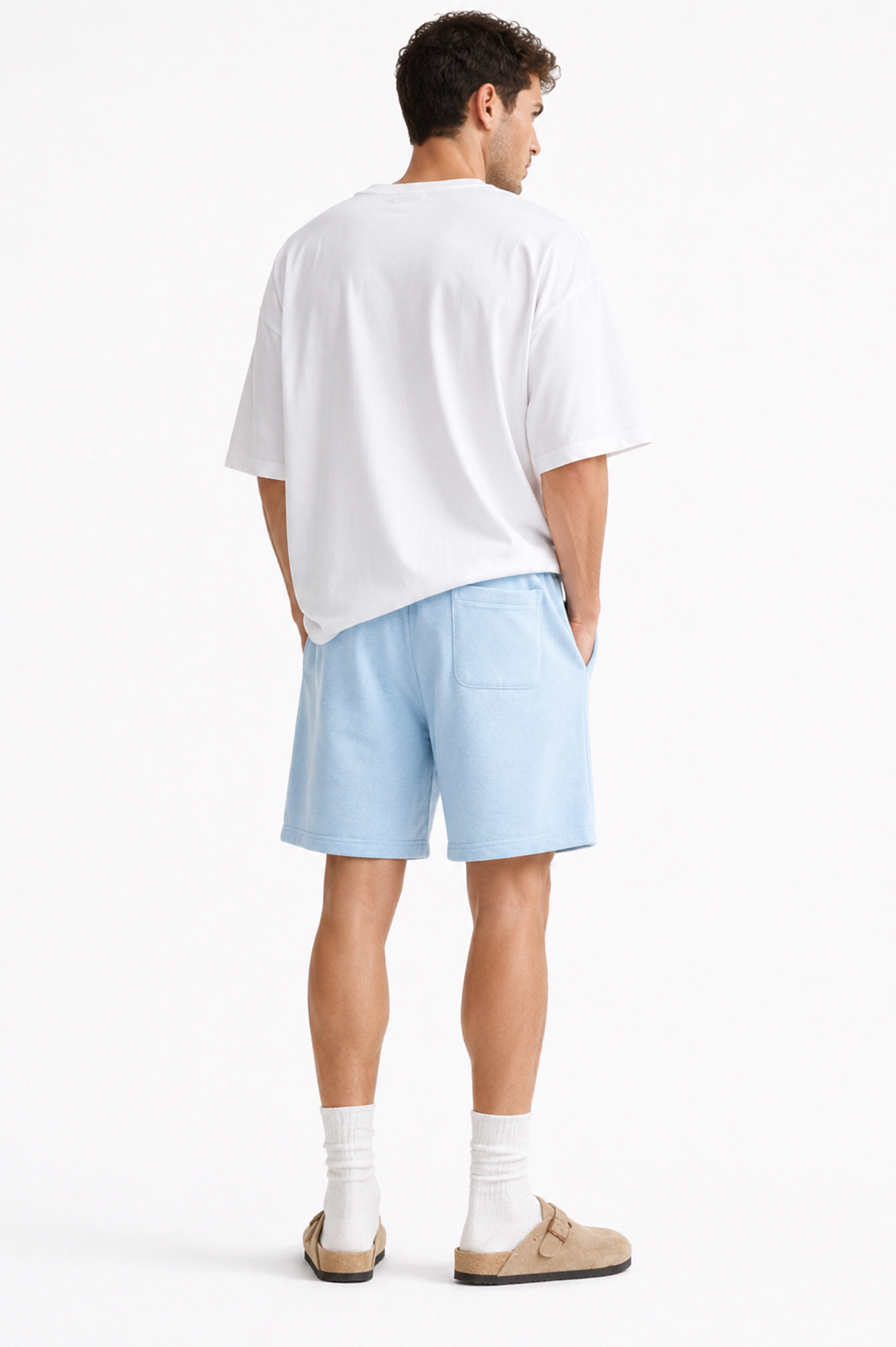 Fleece Drawstring Shorts