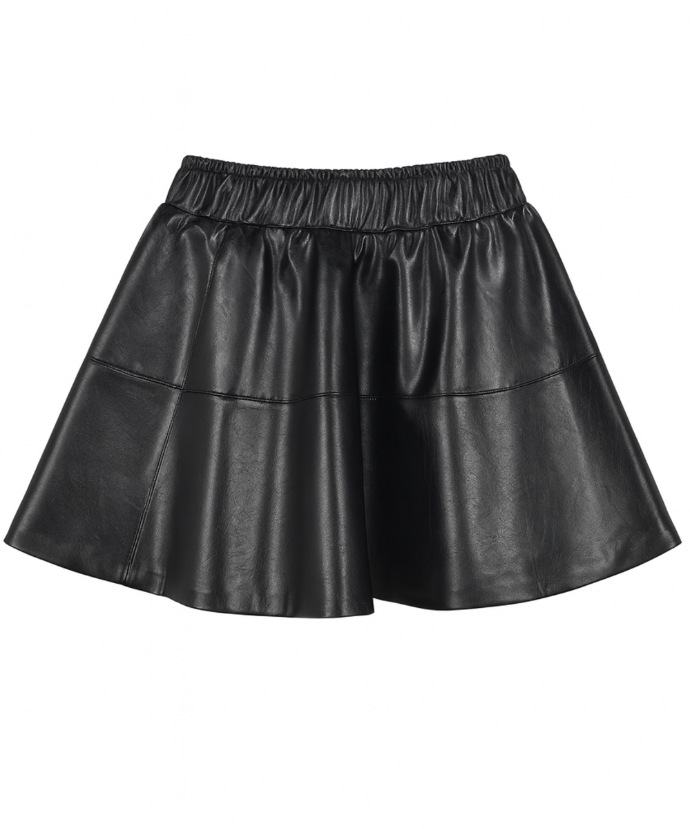 Faux Leather Mini Skirt