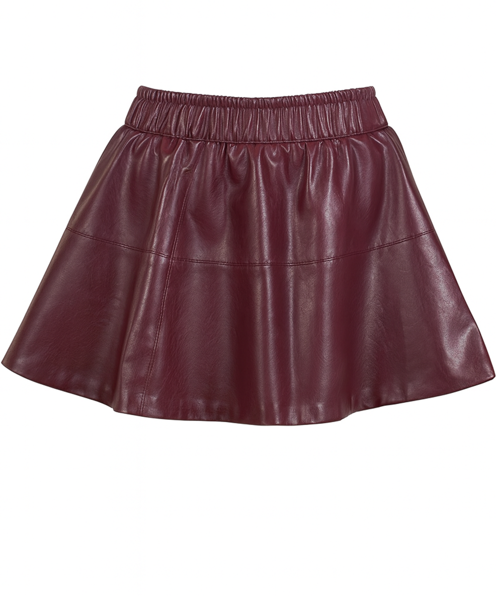 Faux Leather Mini Skirt