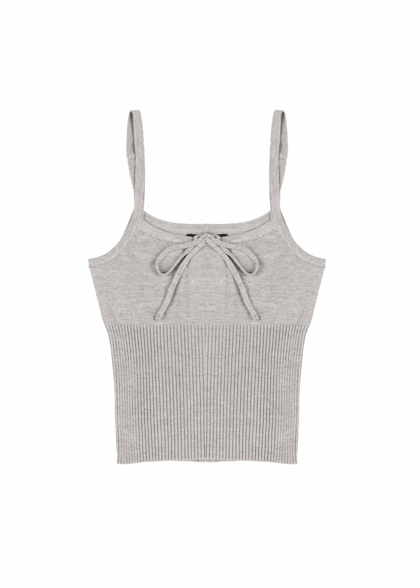 Ribbed Sweater-Knit Cami