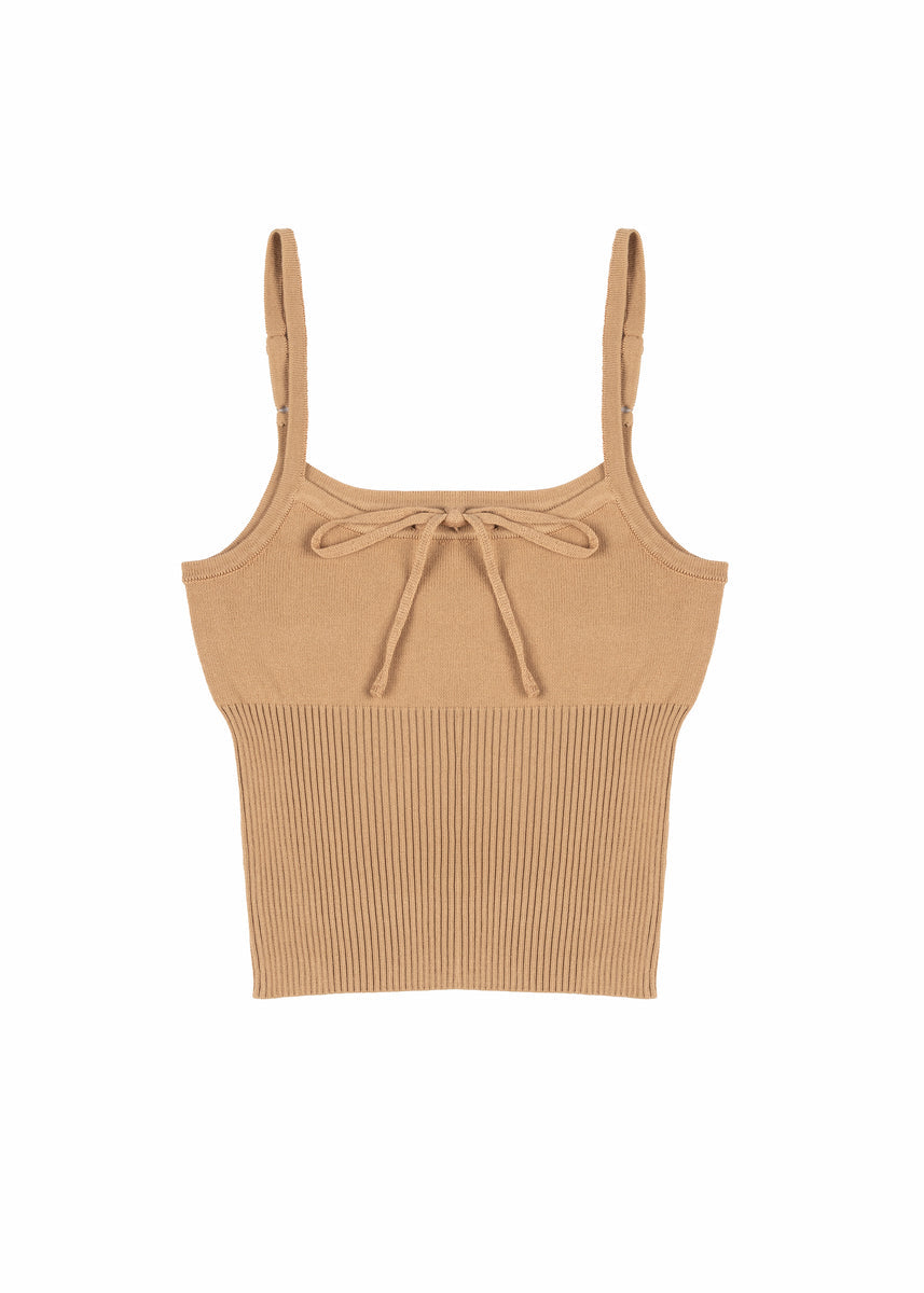 Ribbed Sweater-Knit Cami