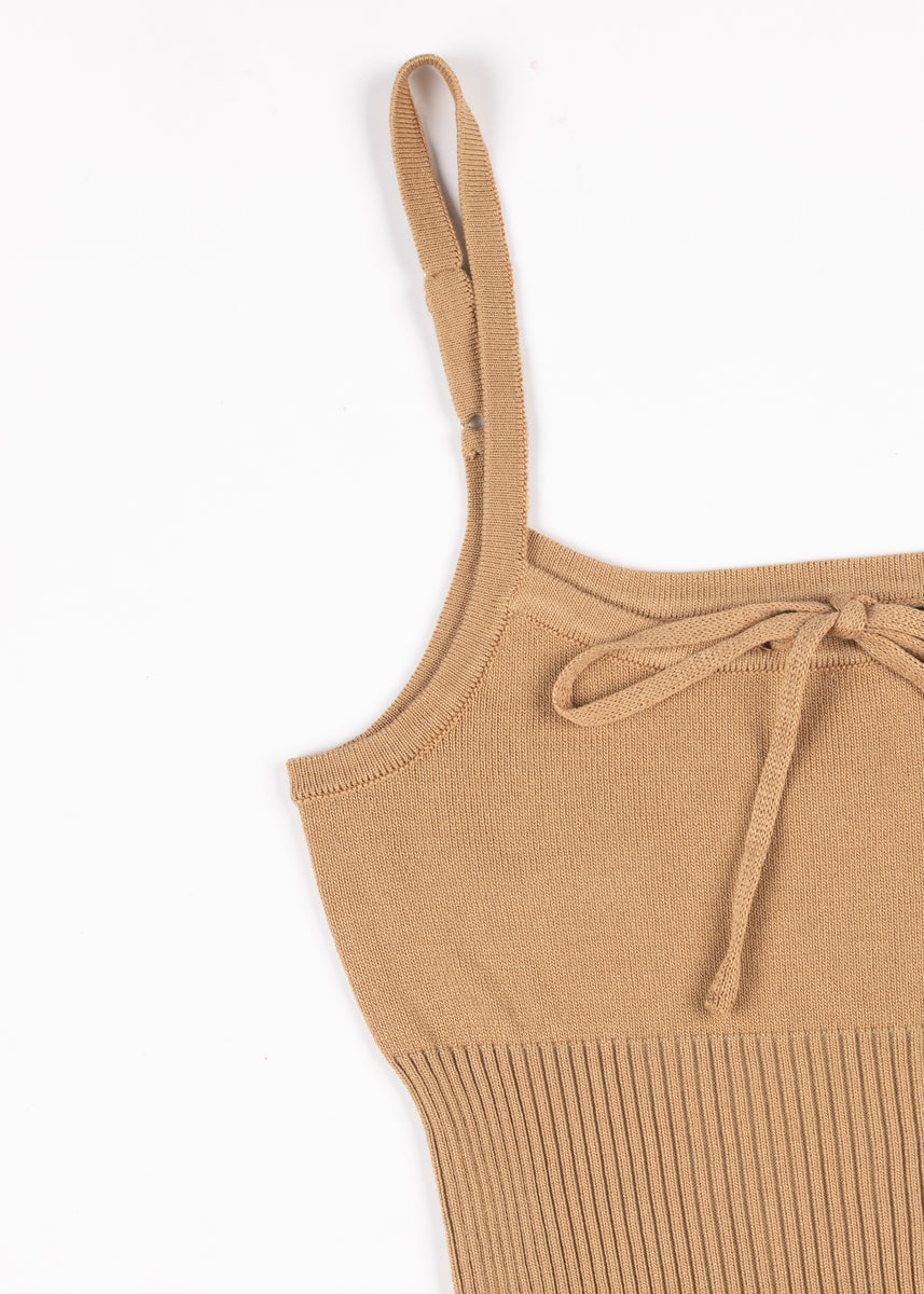 Ribbed Sweater-Knit Cami