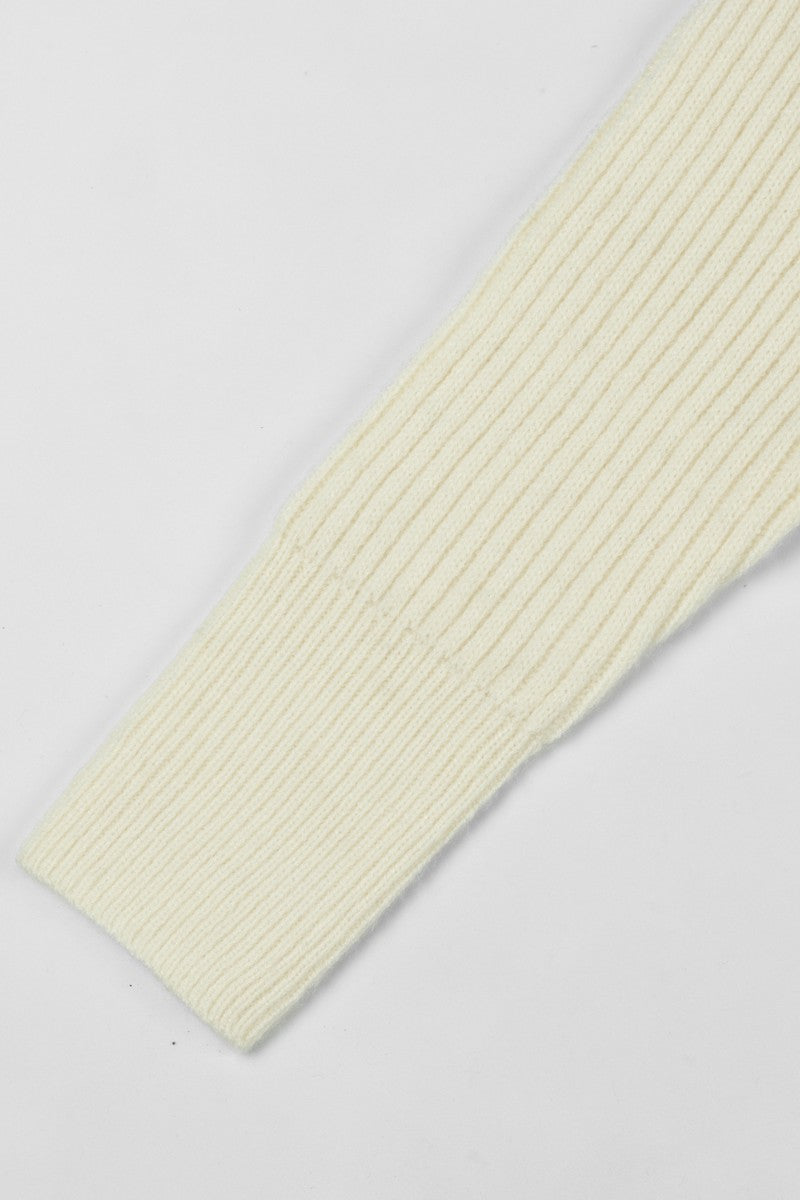 Chunky Ribbed Turtleneck Sweater