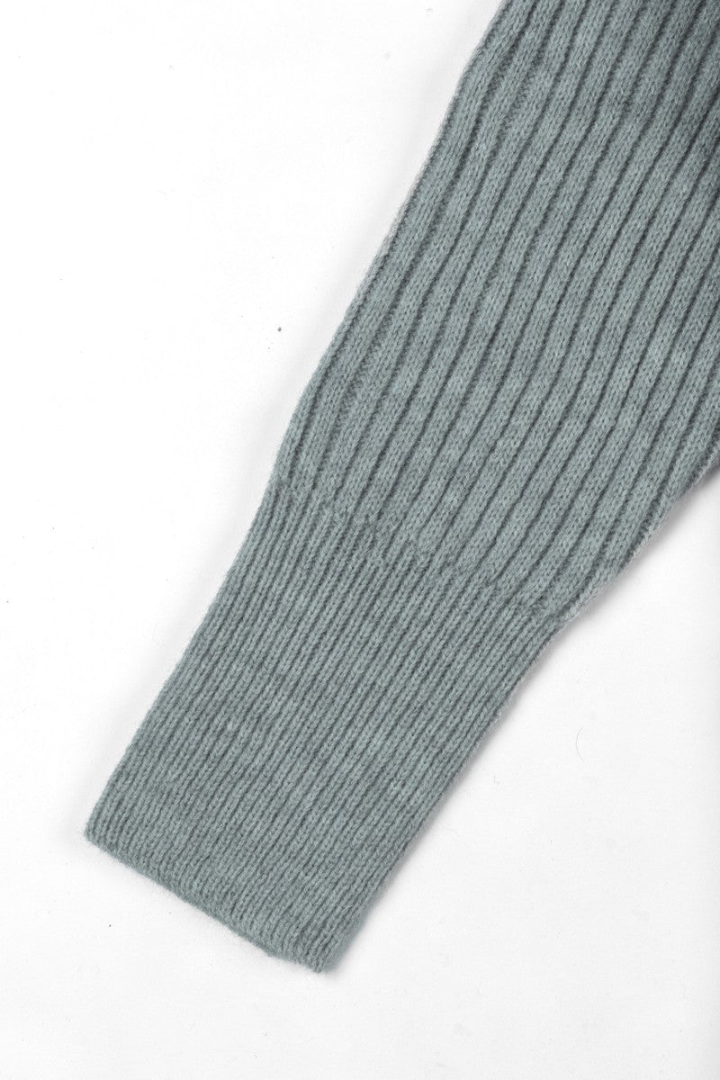 Chunky Ribbed Turtleneck Sweater