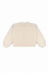 Fuzzy Open-Front Cardigan Sweater