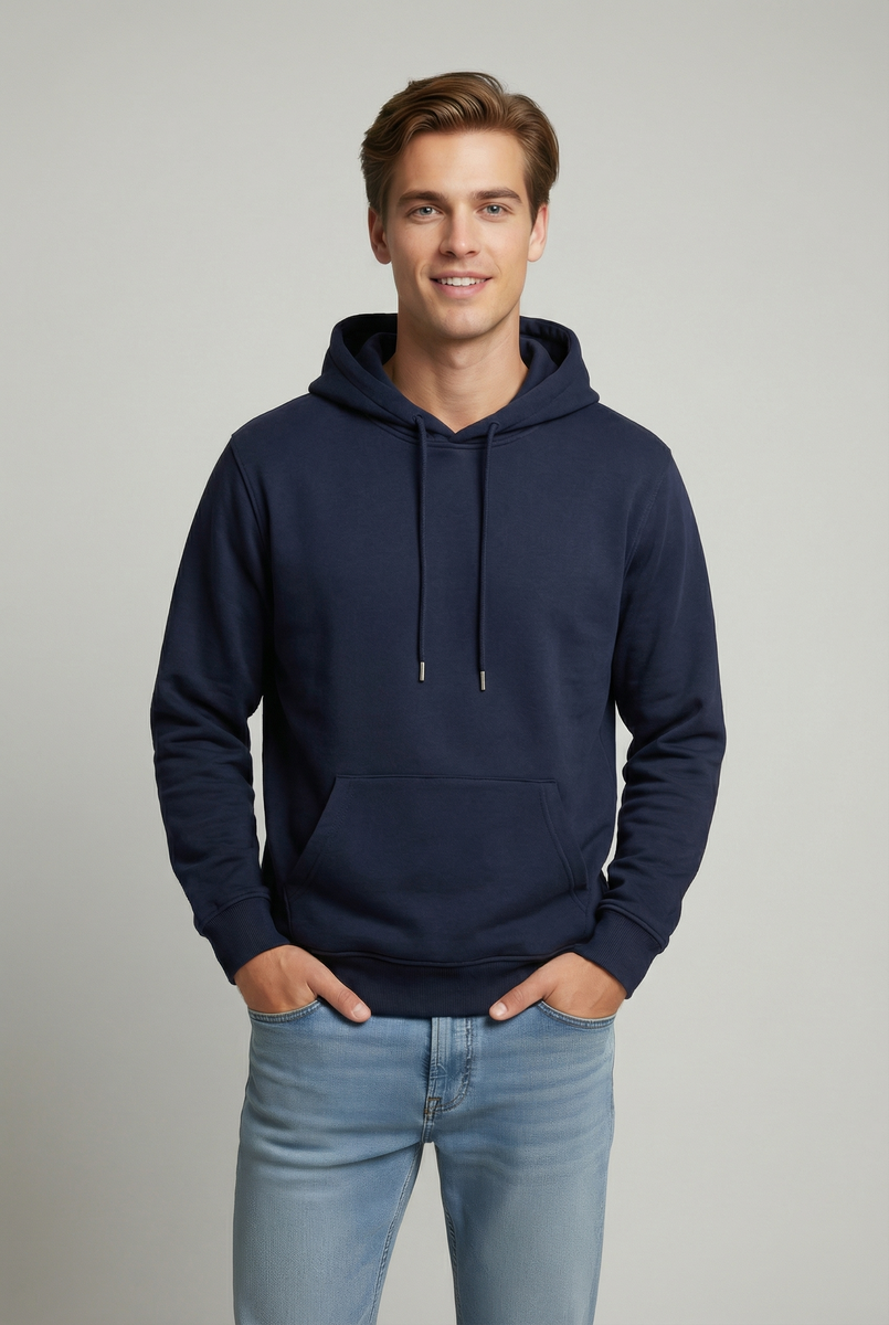 Drawstring Fleece Hoodie