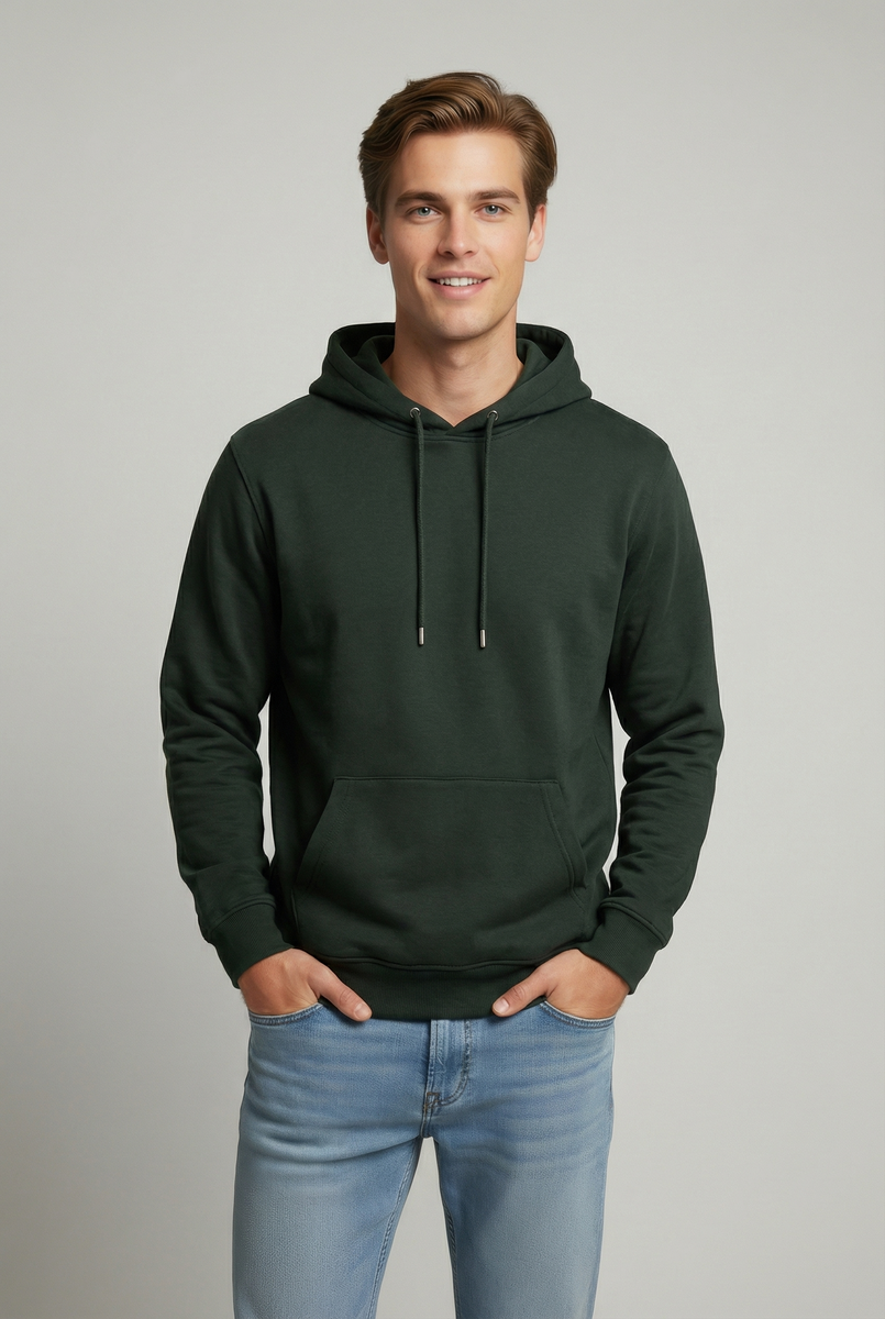 Drawstring Fleece Hoodie