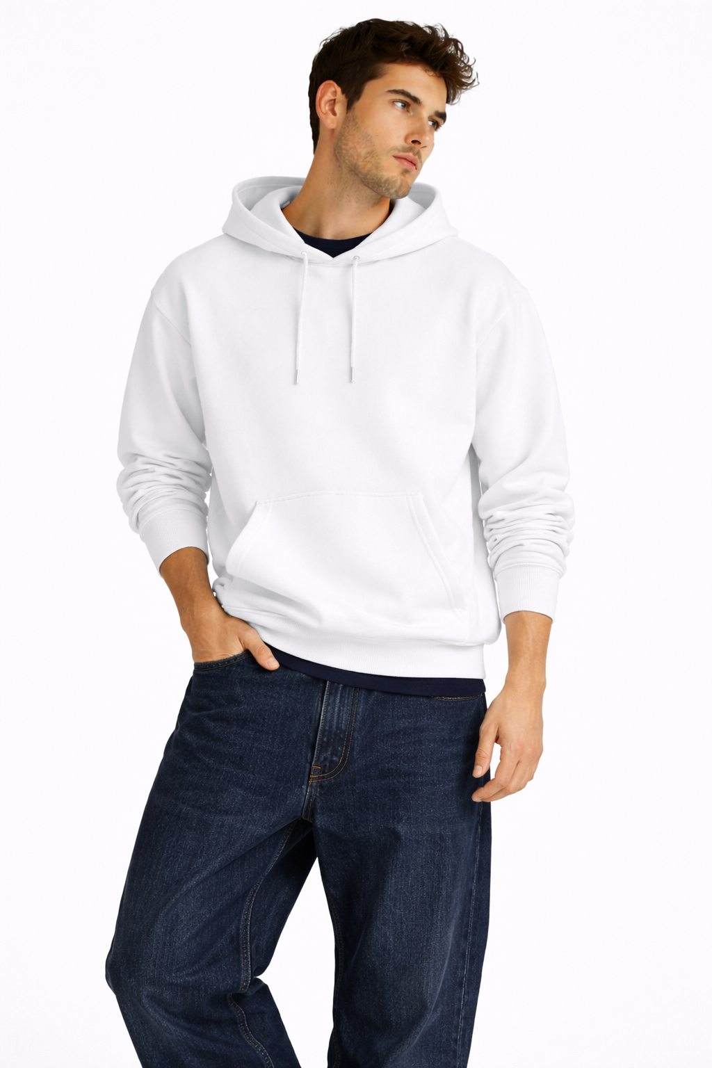 Drawstring Fleece Hoodie